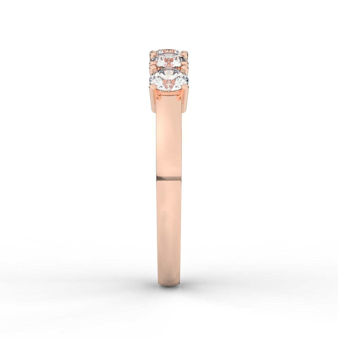 Marilyn Diamond Ring - Rose Gold 3.5mm#Metal Colour_Rose Gold#Stone Size_3.5mm