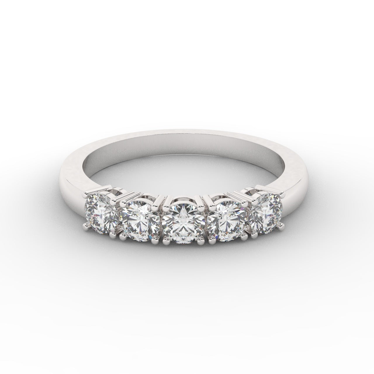 Marilyn Diamond Ring - White Gold 3.5mm#Metal Colour_White Gold#Stone Size_3.5mm