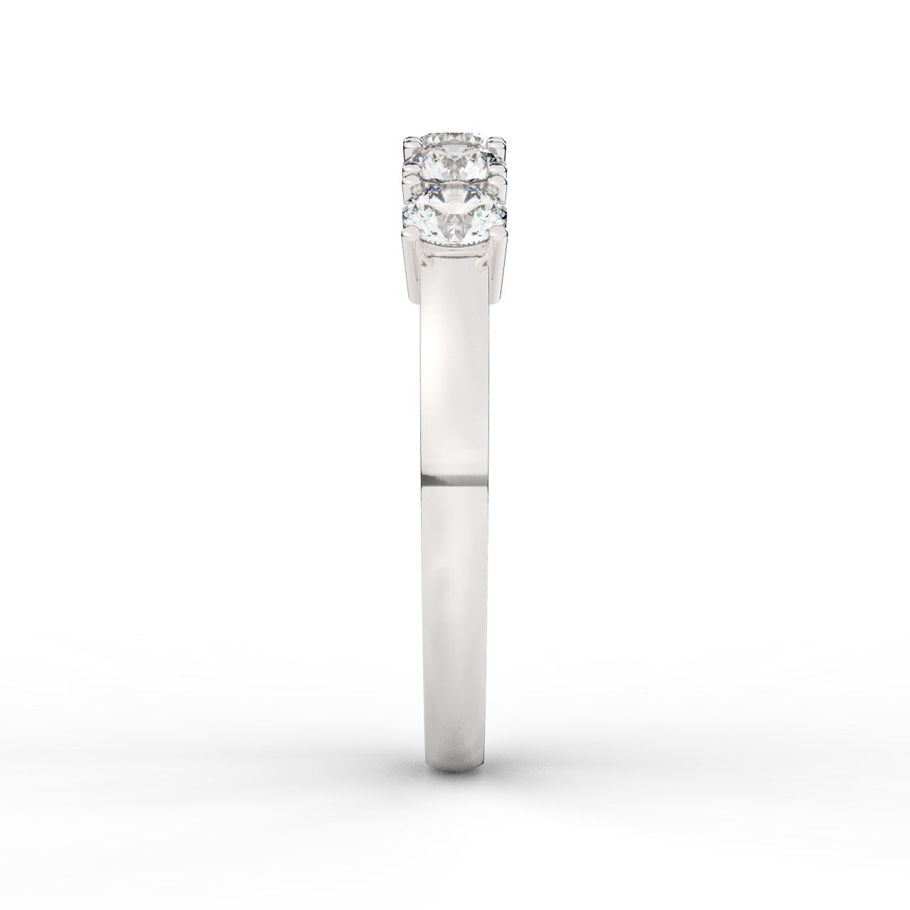 Marilyn Diamond Ring - White Gold 3.5mm#Metal Colour_White Gold#Stone Size_3.5mm