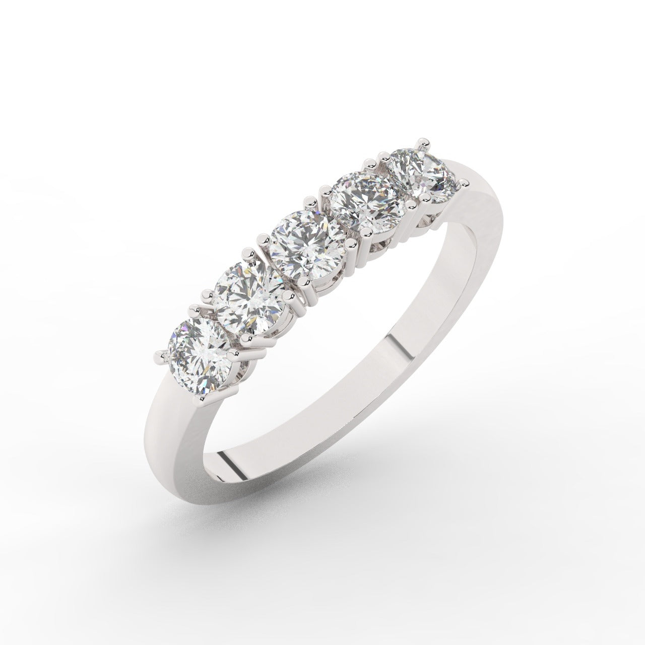 Marilyn Diamond Ring - White Gold 3.5mm#Metal Colour_White Gold#Stone Size_3.5mm