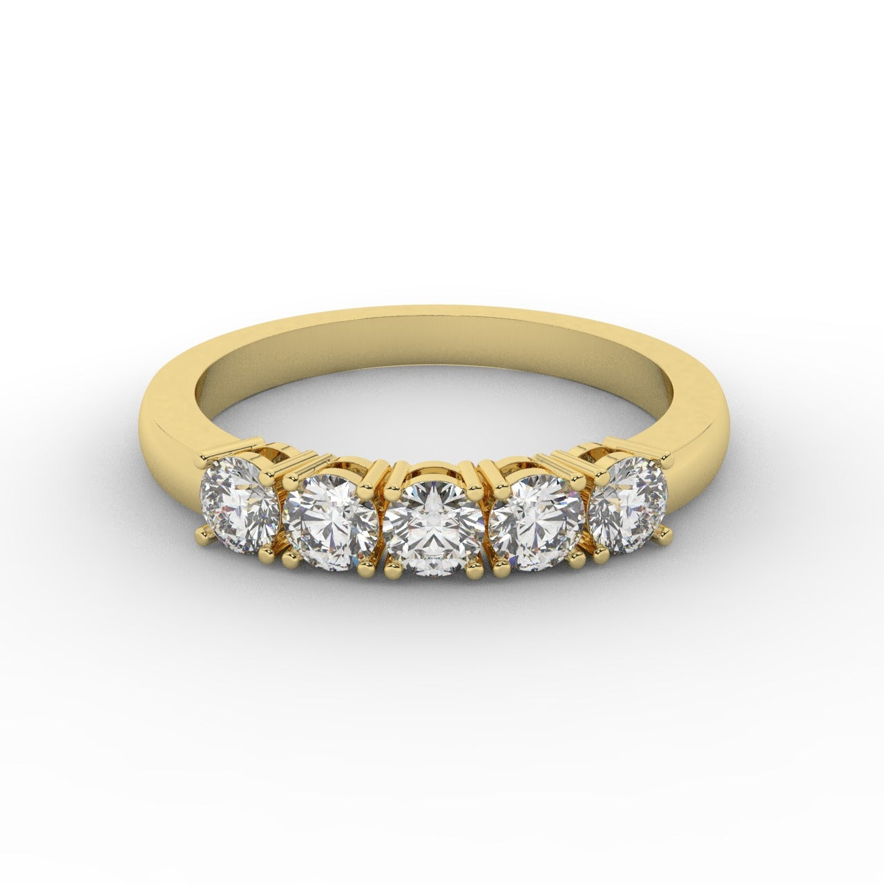 Marilyn Diamond Ring - Yellow Gold 3.5mm#Metal Colour_Yellow Gold#Stone Size_3.5mm