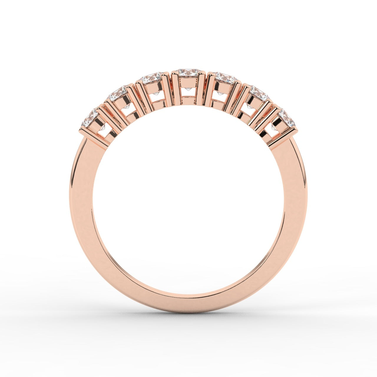 Elizabeth Diamond Ring - Rose Gold 3.1mm#Metal Colour_Rose Gold#Stone Size_3.1mm