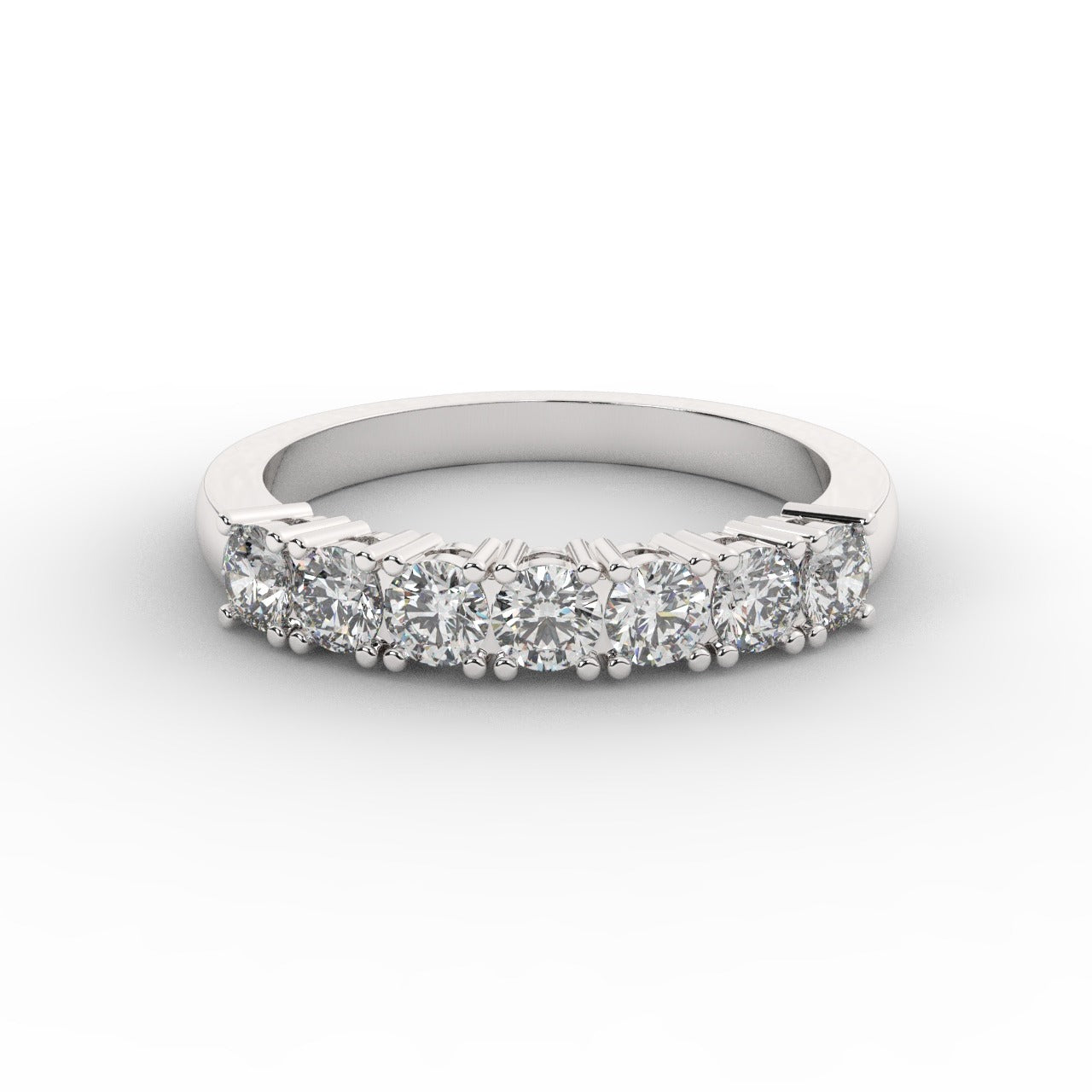 Elizabeth Diamond Ring - White Gold 3.1mm#Metal Colour_White Gold#Stone Size_3.1mm