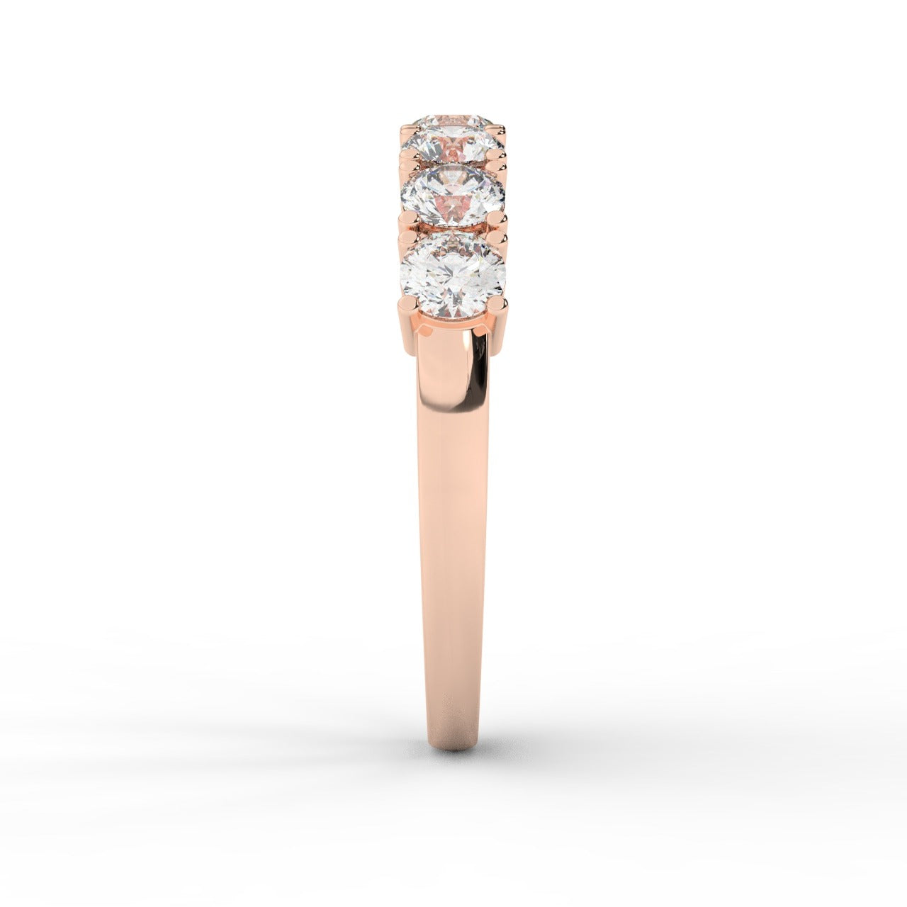 Elizabeth Diamond Ring - Rose Gold 3.5mm#Metal Colour_Rose Gold#Stone Size_3.5mm