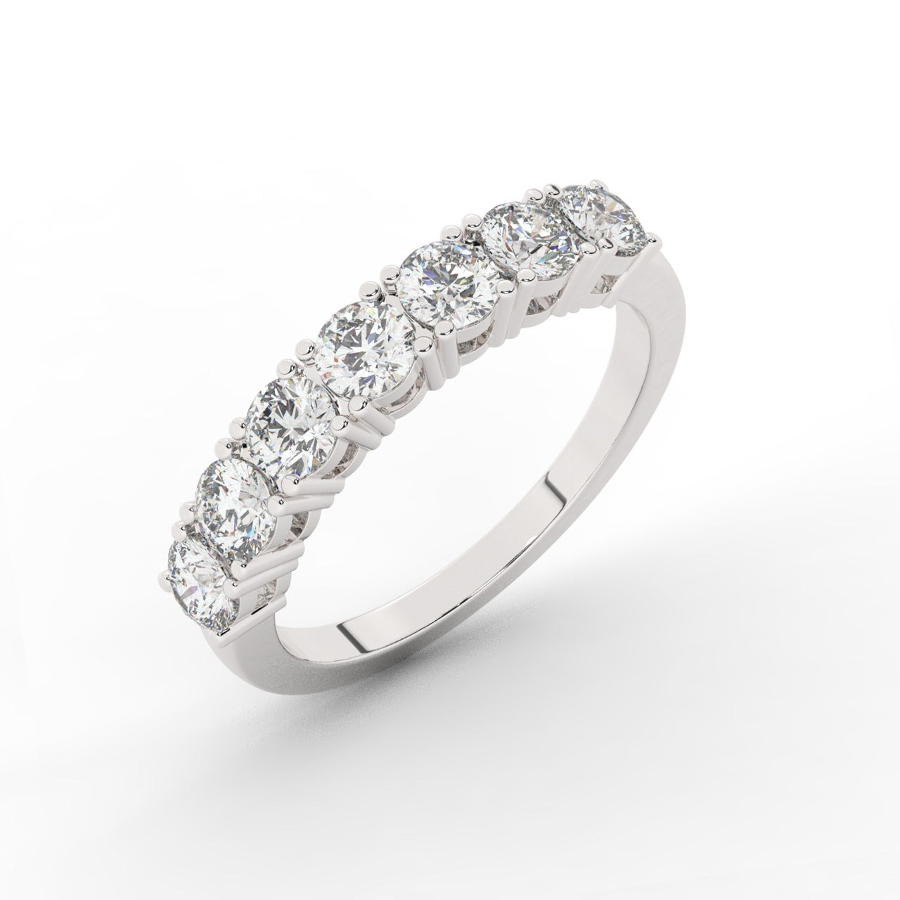 Elizabeth Diamond Ring - White Gold 3.5mm#Metal Colour_White Gold#Stone Size_3.5mm