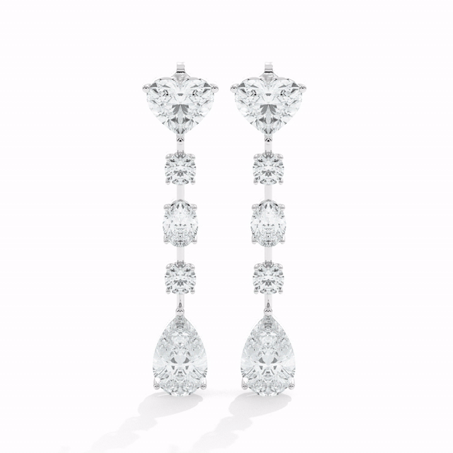 Mixed Drop Earrings - video