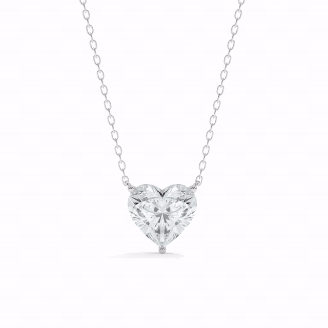 Heart Cut Pendant Necklace - video