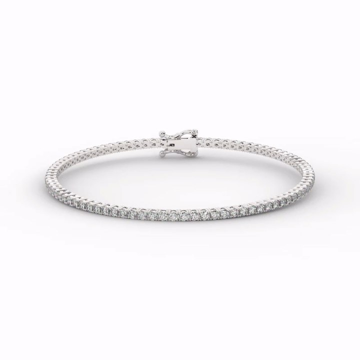 Marilyn Diamond Tennis Bracelet - 2mm video#Stone Size_2mm