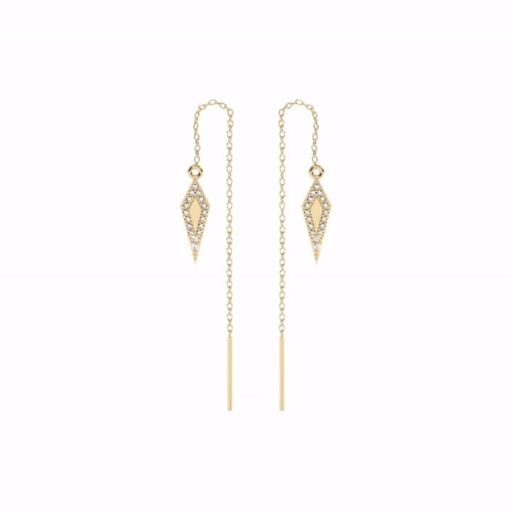 Contour Hang Earrings - video