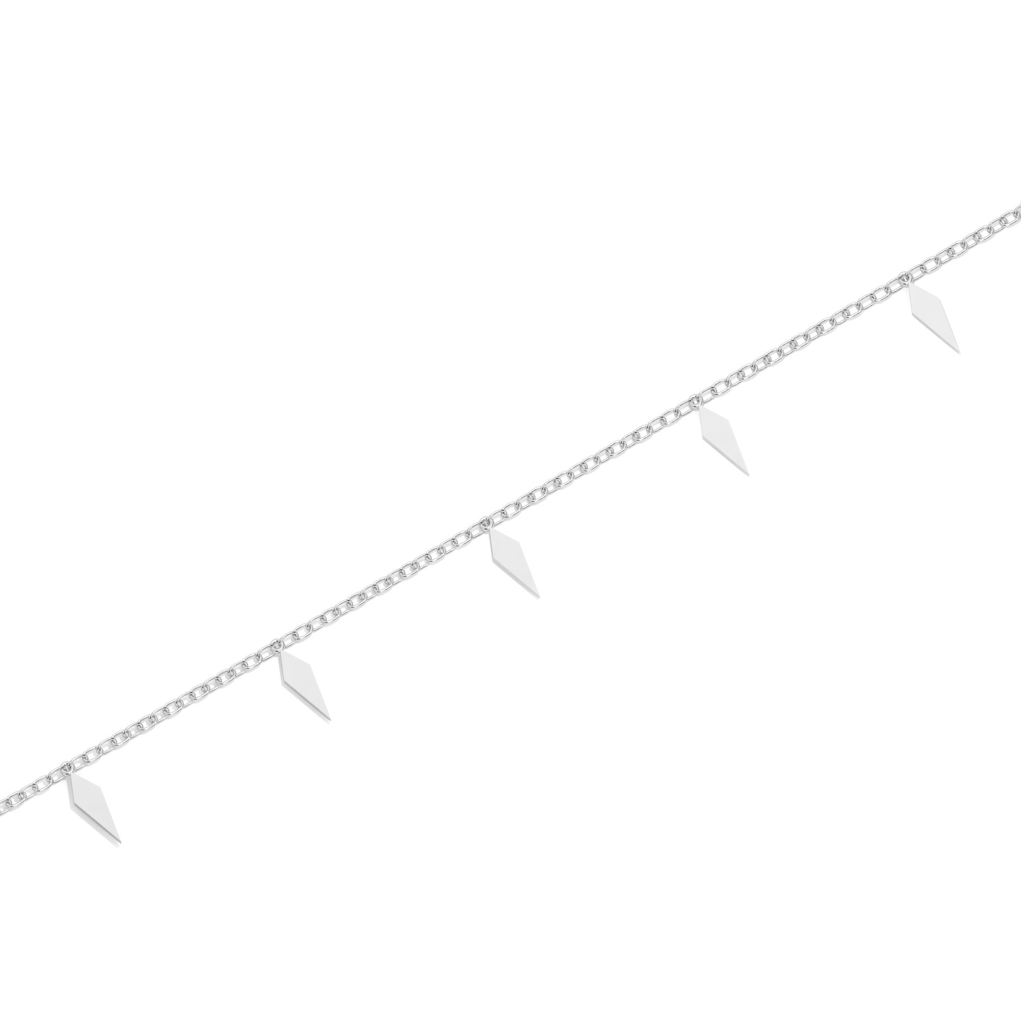 Essence Bracelet - White Gold#Metal Colour_White Gold