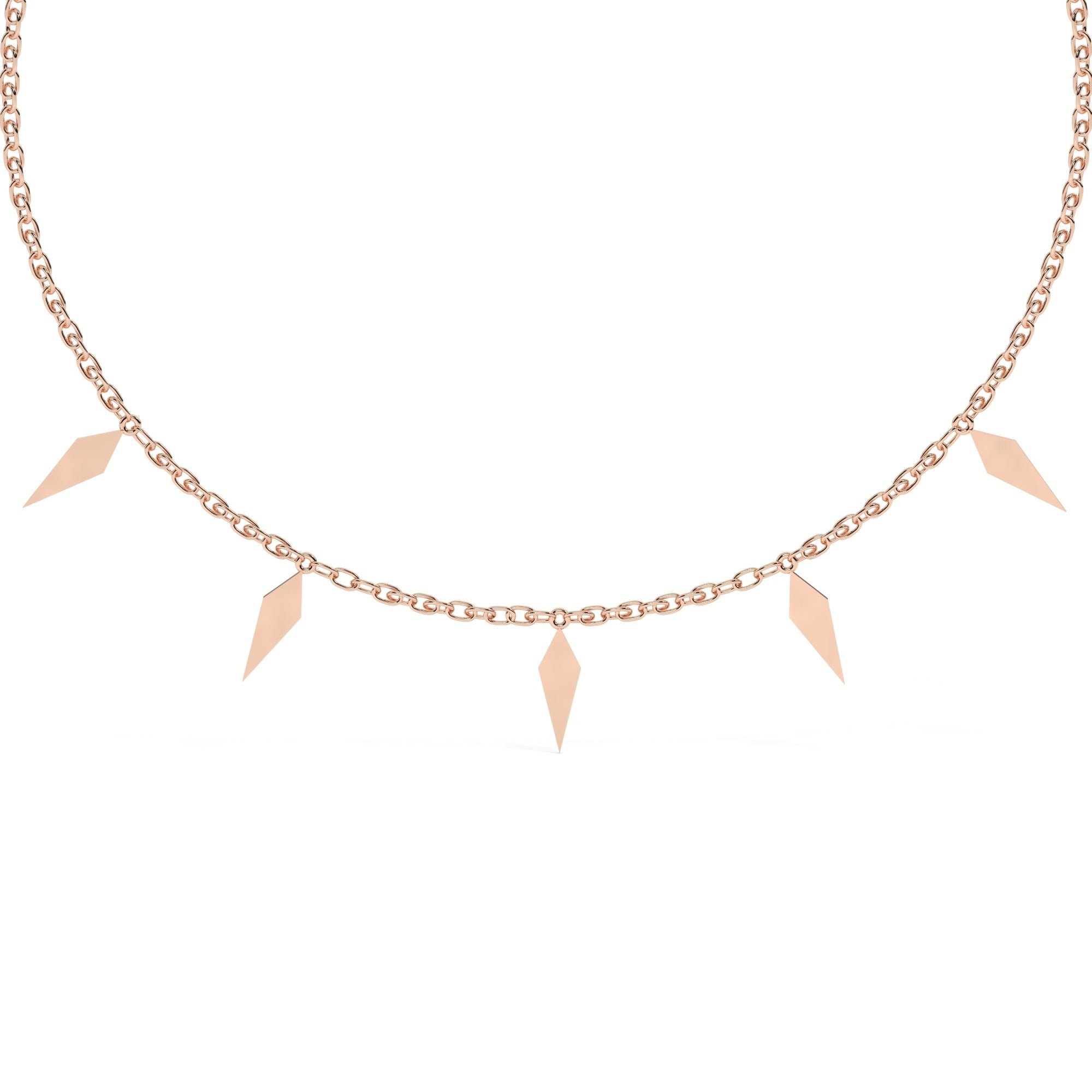 Essence Necklace - Rose Gold#Metal Colour_Rose Gold