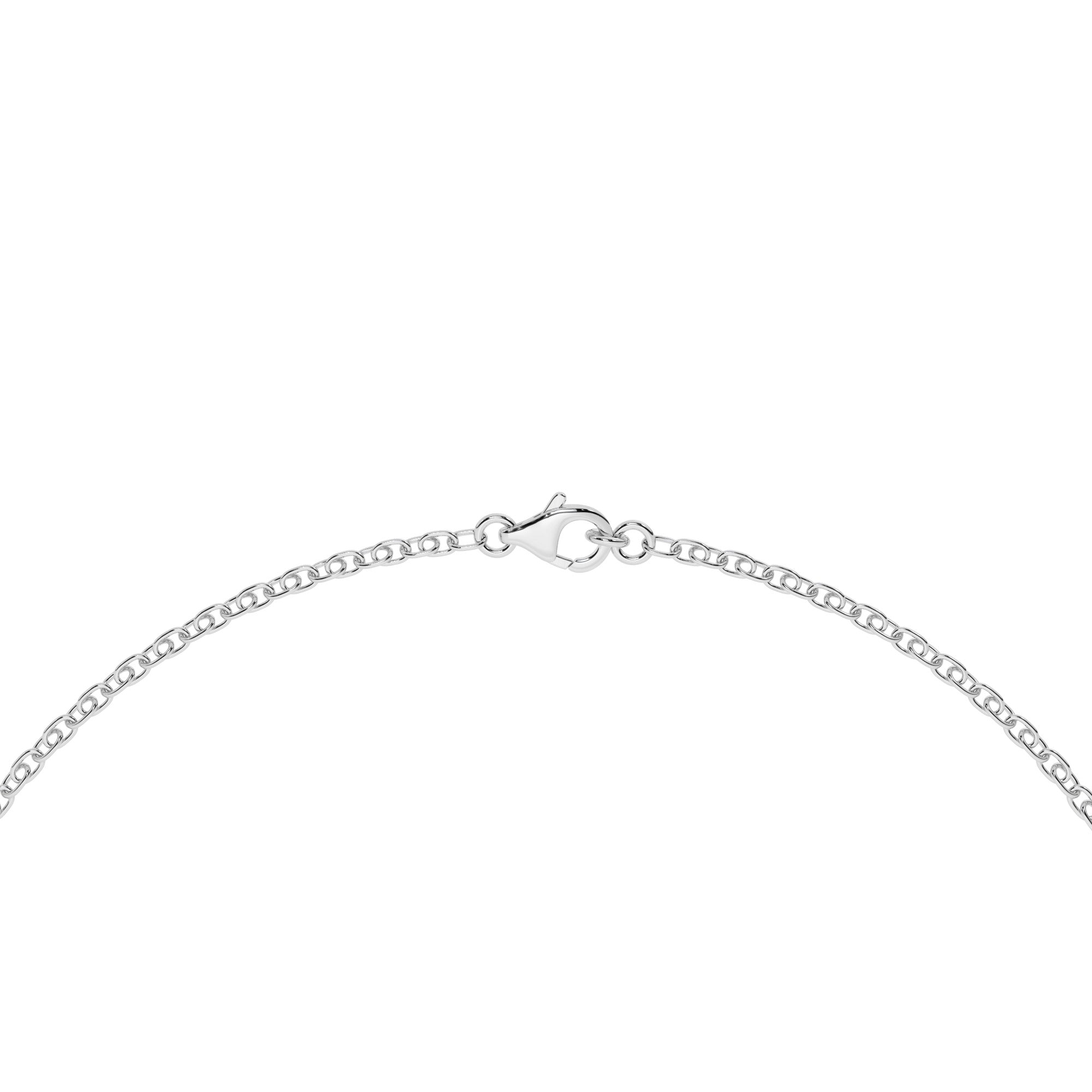 Essence Necklace - White Gold#Metal Colour_White Gold
