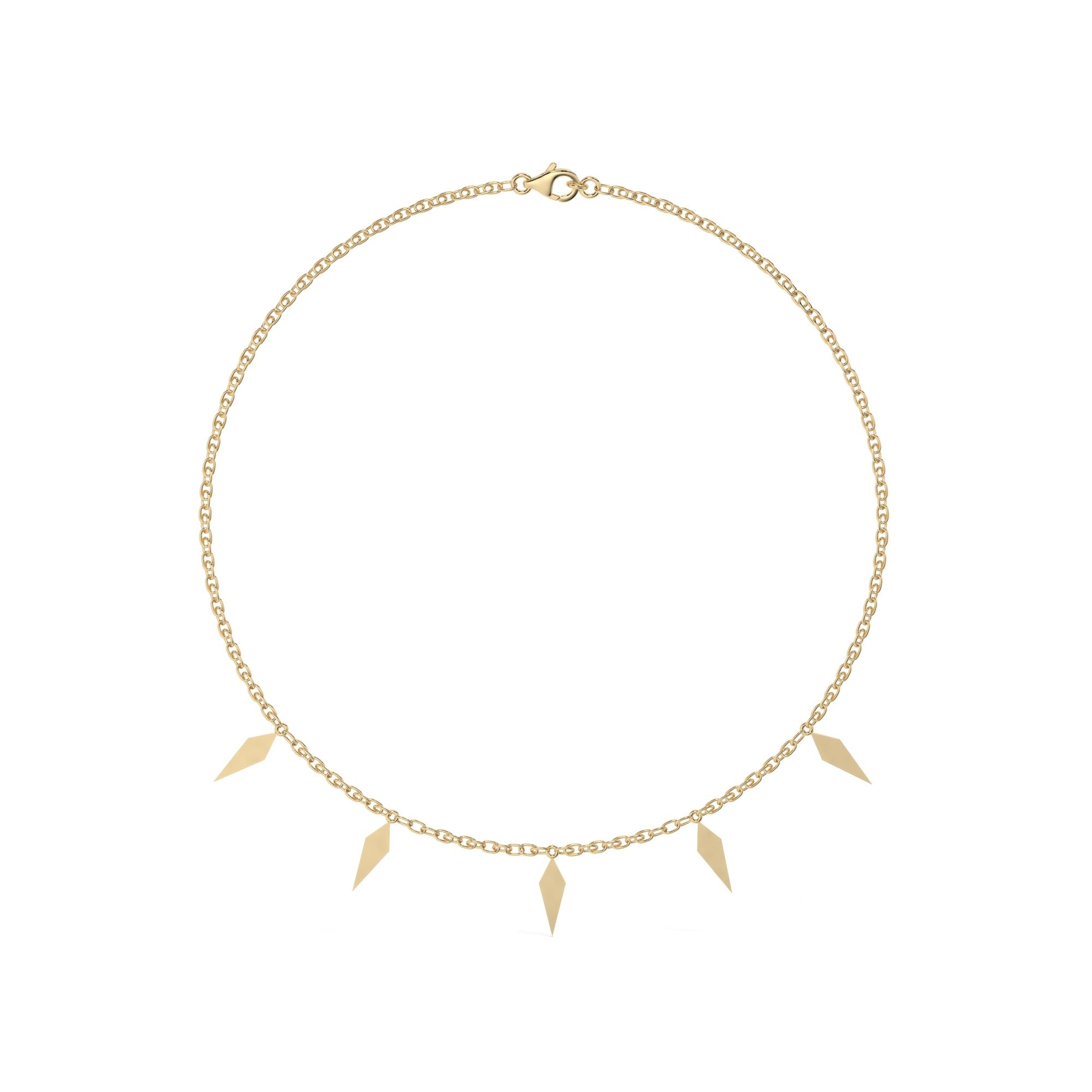 Essence Necklace - Yellow Gold#Metal Colour_Yellow Gold