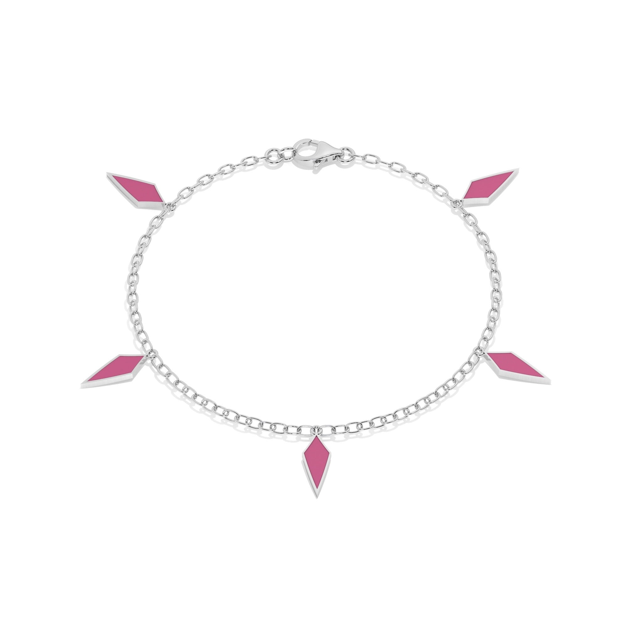 Hue Bracelet - White Gold#Metal Colour_White Gold