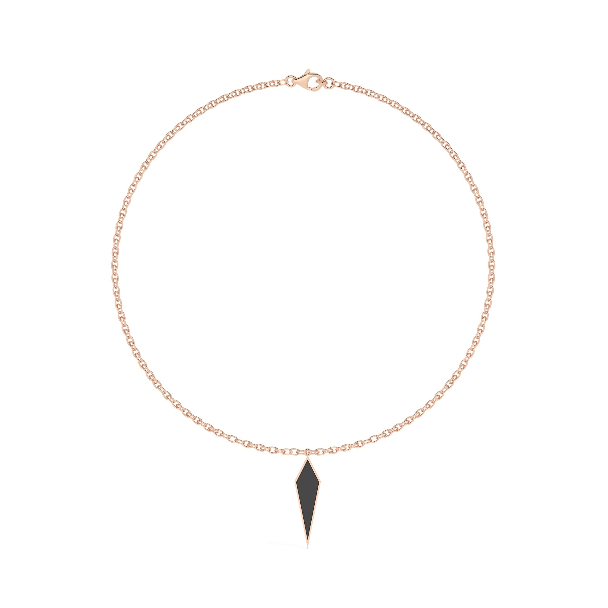 Hue Bold Necklace - Rose Gold#Metal Colour_Rose Gold