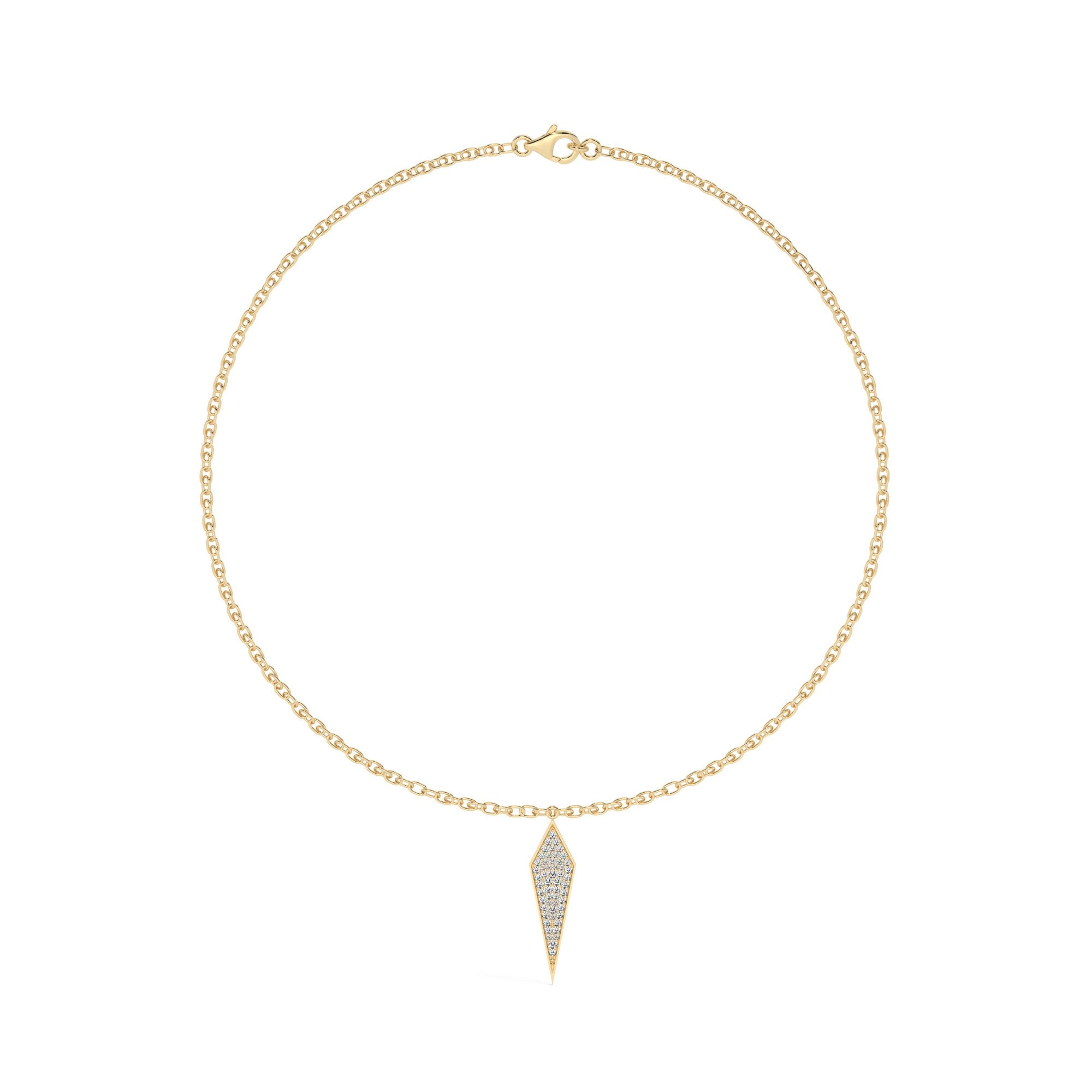 Lustre Bold Necklace - Yellow Gold#Metal Colour_Yellow Gold