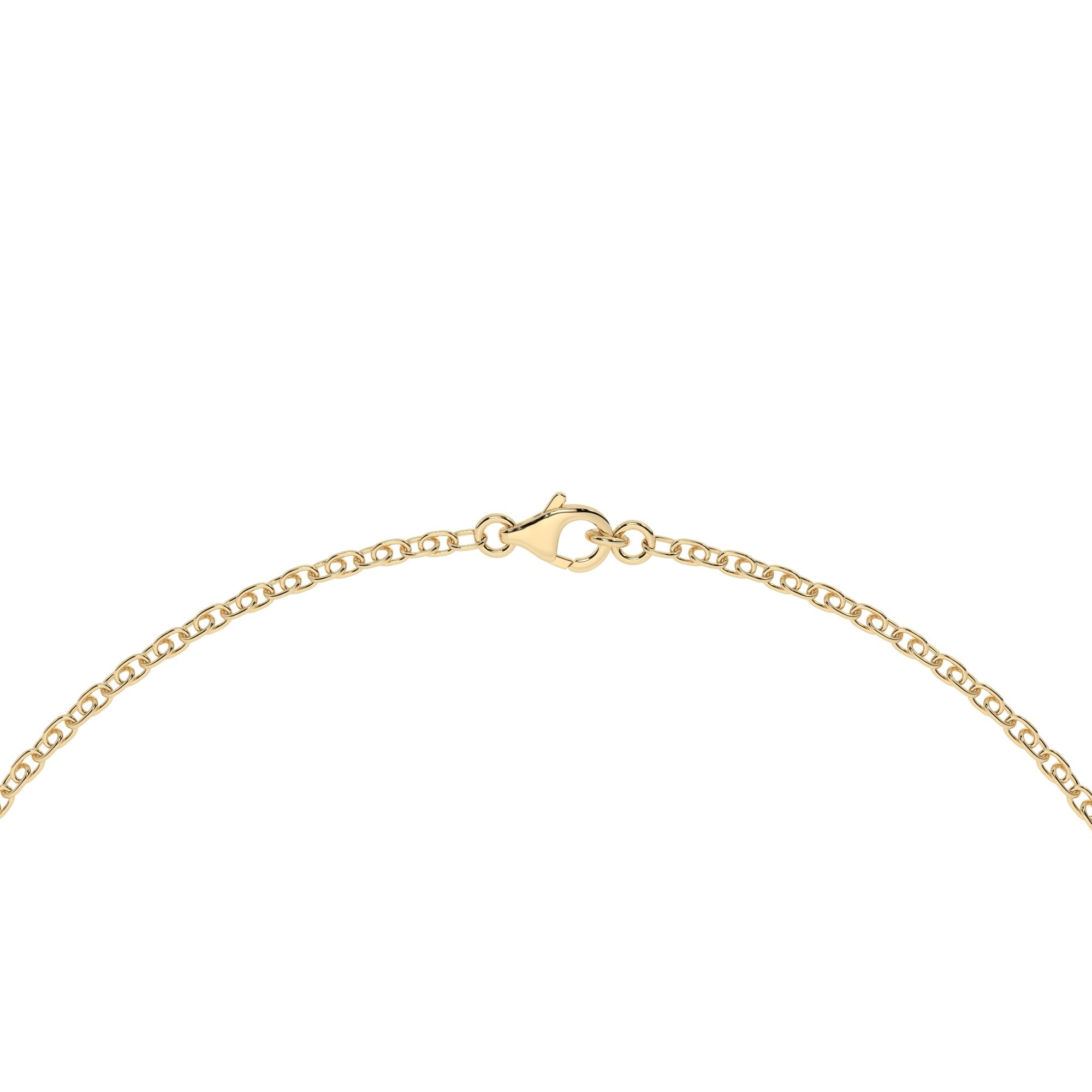 Lustre Bold Necklace - Yellow Gold#Metal Colour_Yellow Gold
