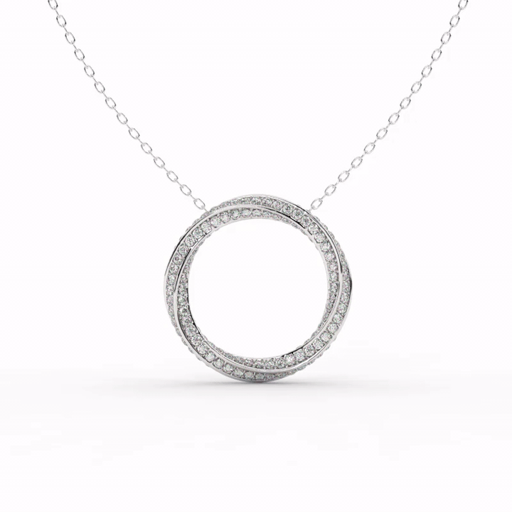 Chiara Mobius Pendant Necklace - video