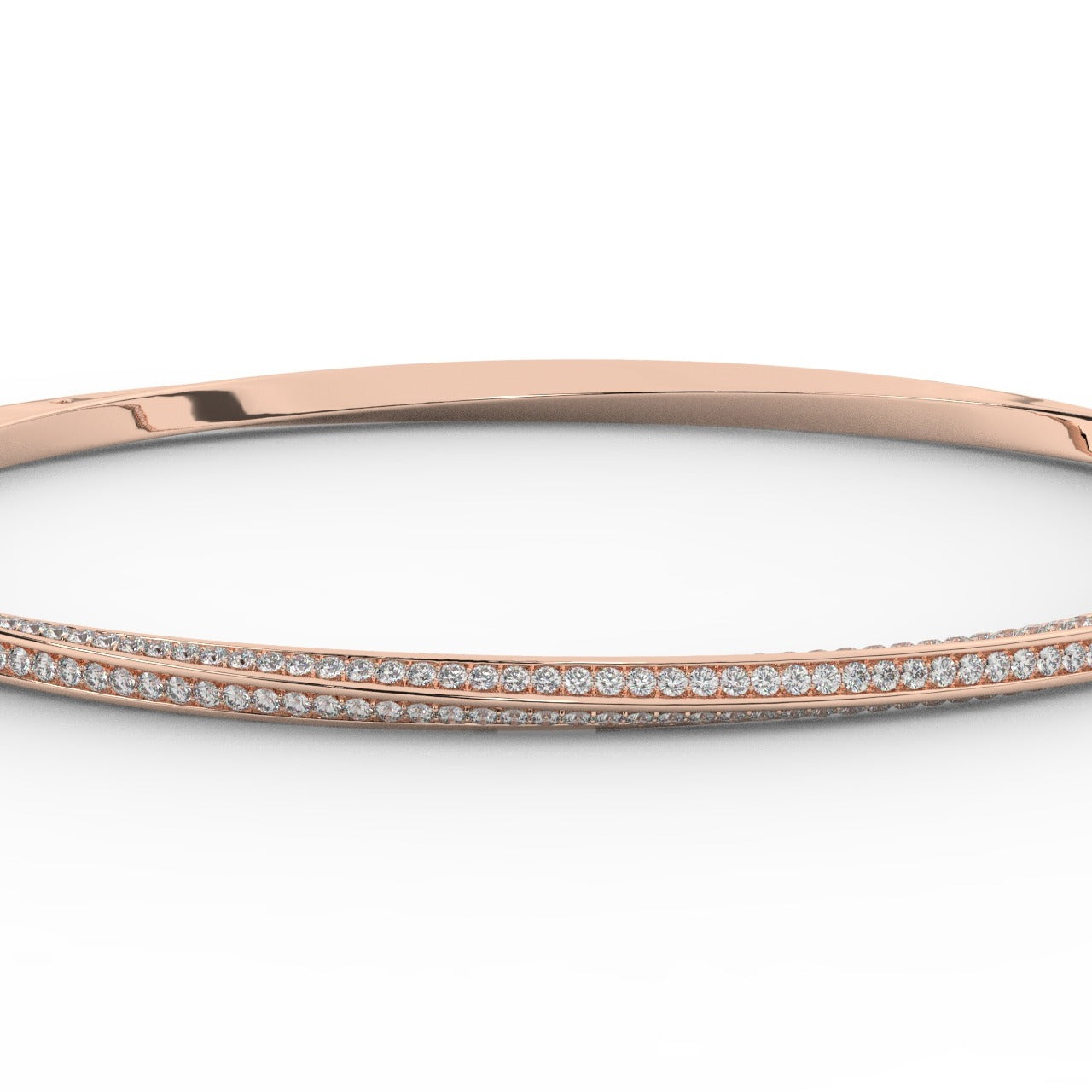 Chiara Diamond Bracelet - Rose Gold#Metal Colour_Rose Gold