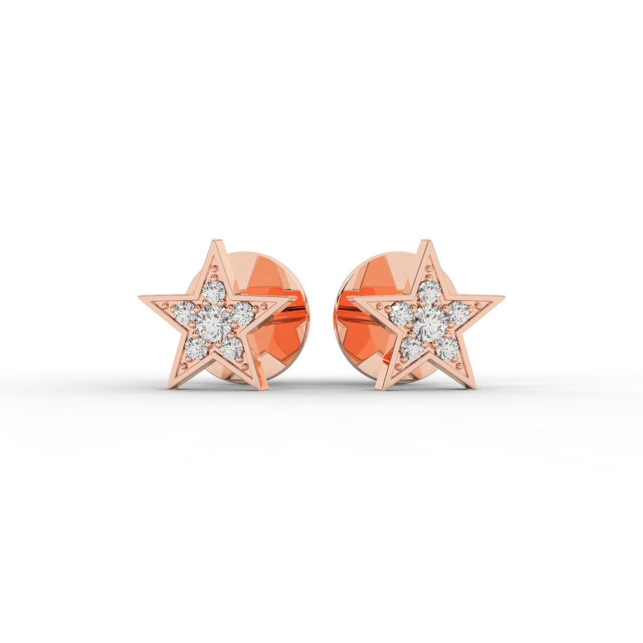 Aurora Earrings - Rose Gold#Metal Colour_Rose Gold