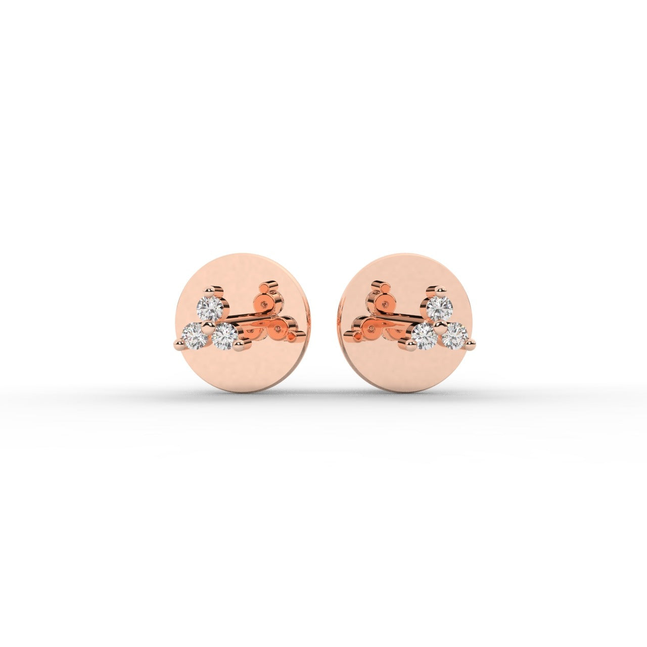 Evermere Earrings - Rose Gold#Metal Colour_Rose Gold