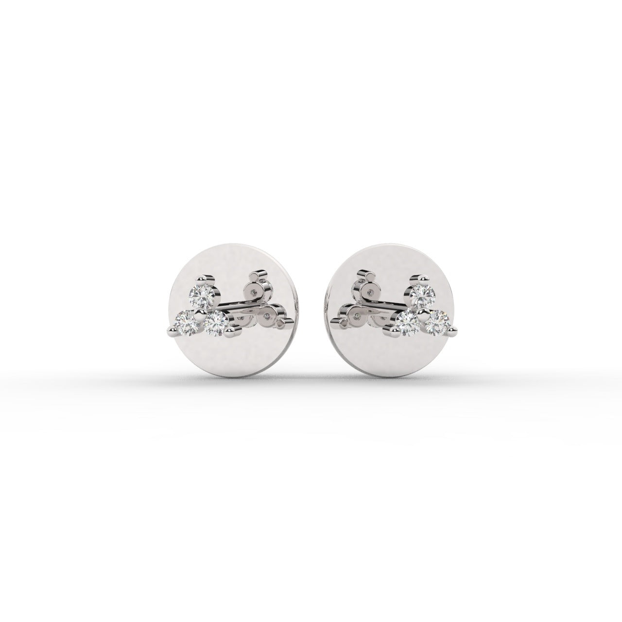 Evermere Earrings - White Gold#Metal Colour_White Gold