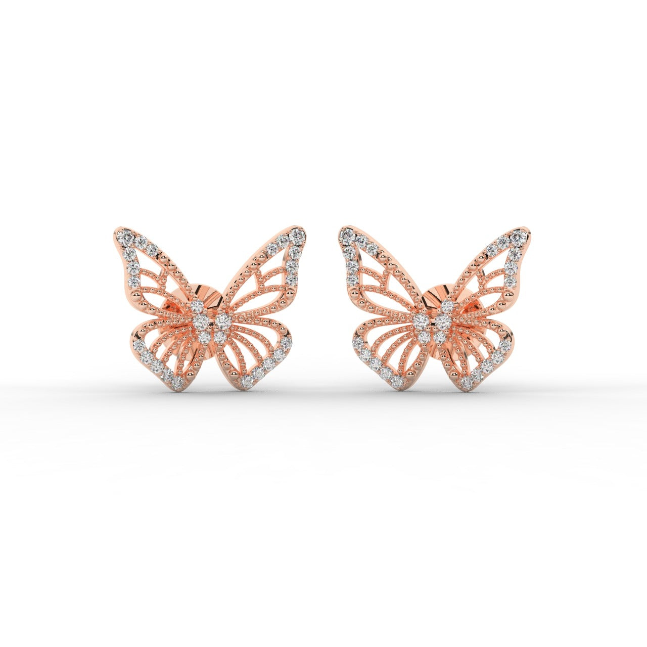 Luna Earrings - Rose Gold#Metal Colour_Rose Gold