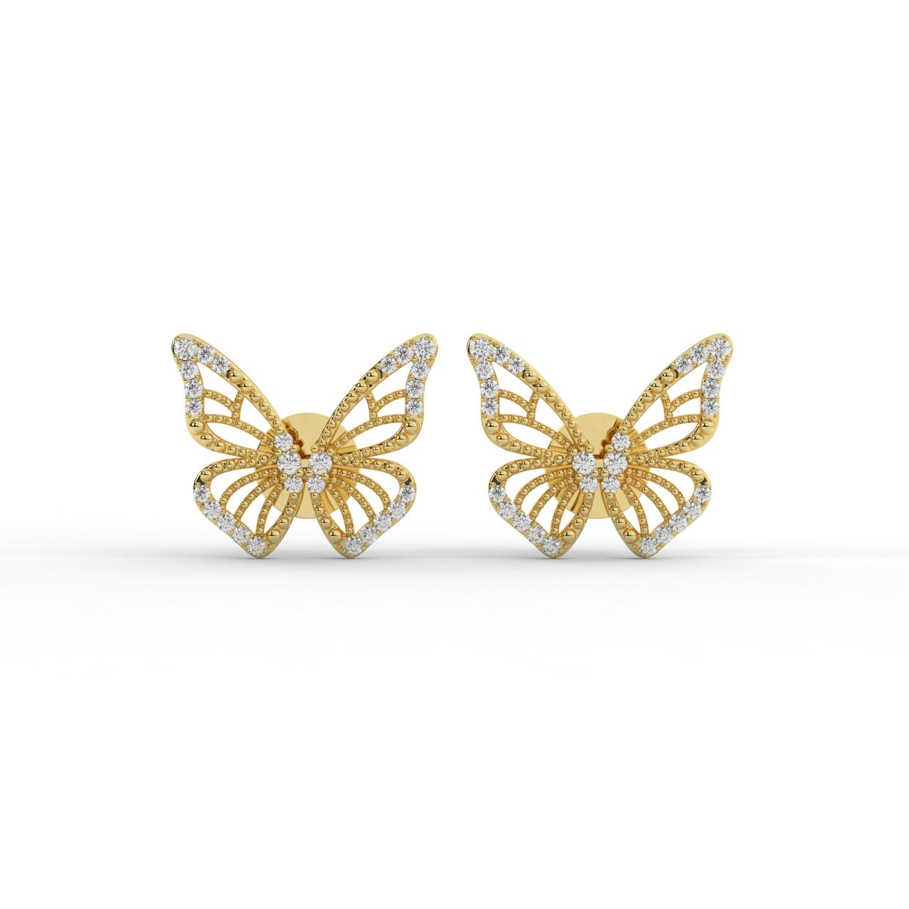 Luna Earrings - Yellow Gold#Metal Colour_Yellow Gold