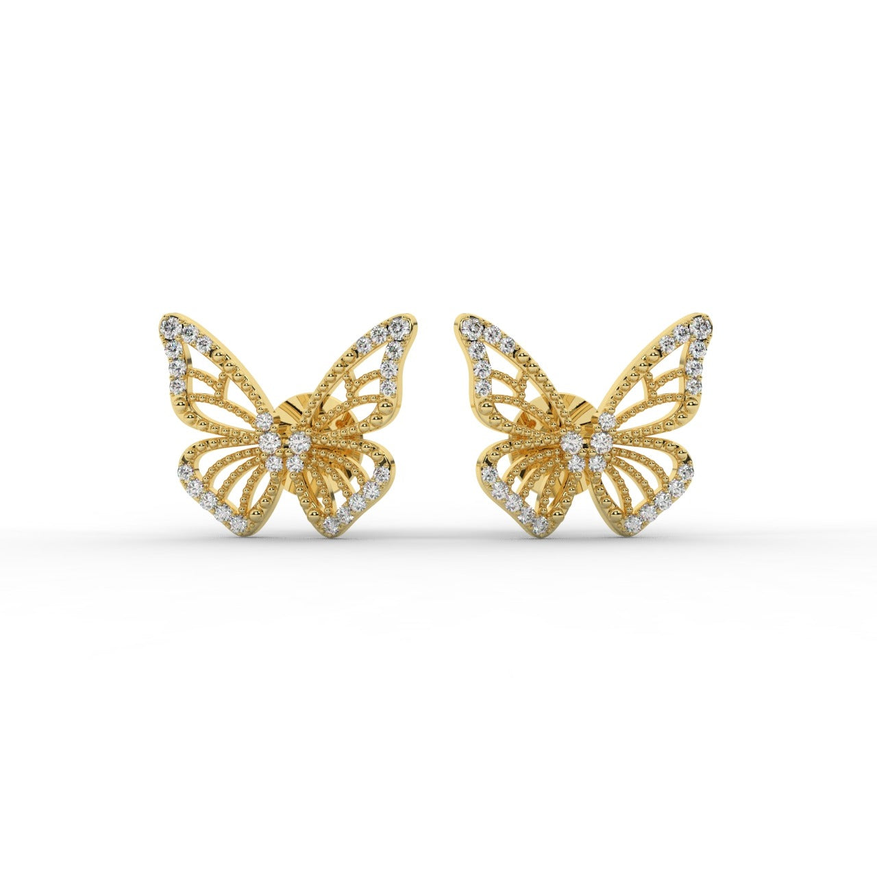 Luna Earrings - Yellow Gold#Metal Colour_Yellow Gold