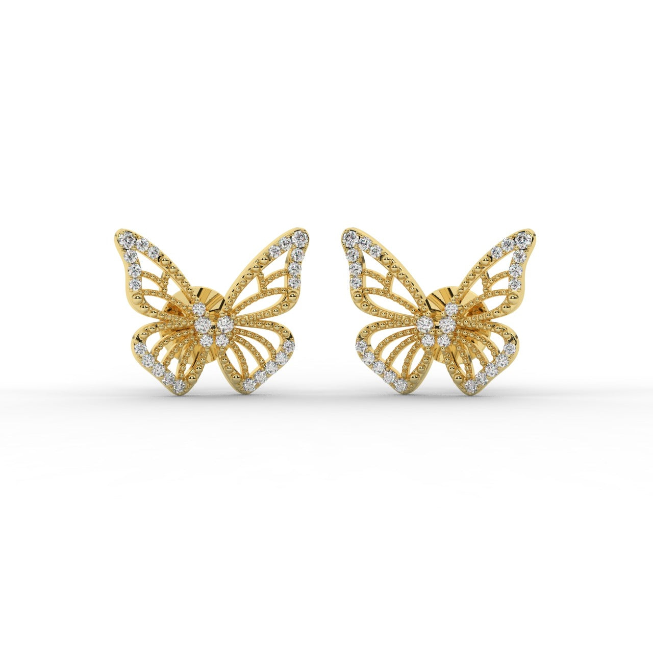 Luna Earrings - Yellow Gold#Metal Colour_Yellow Gold