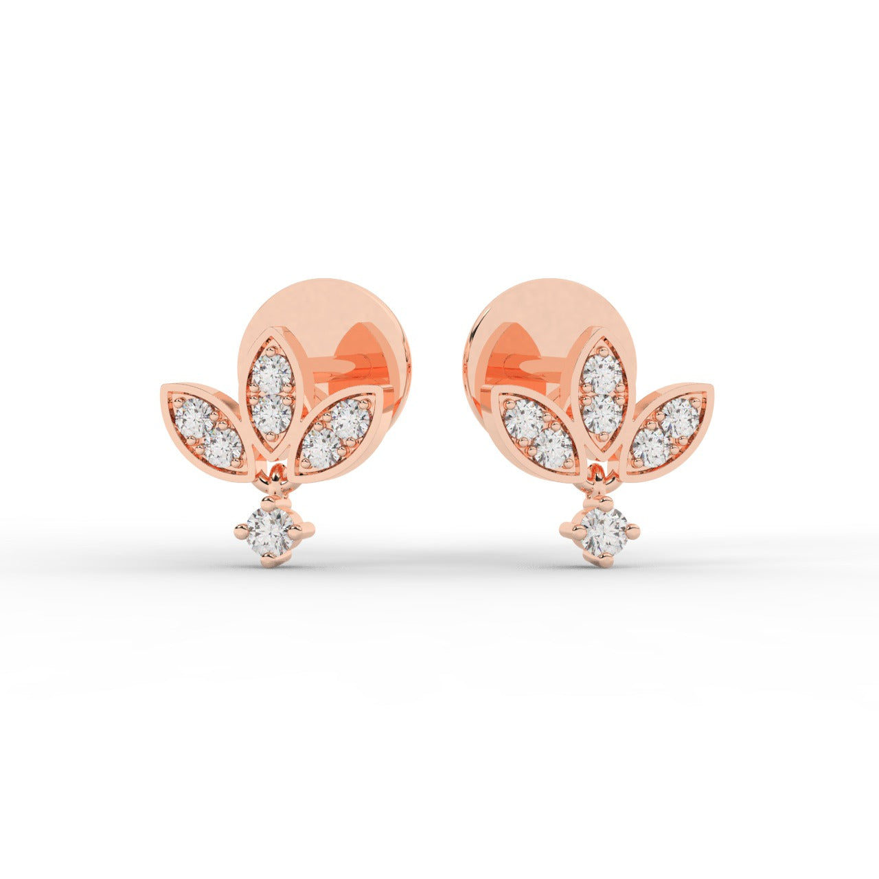 Lyla Earrings - Rose Gold#Metal Colour_Rose Gold