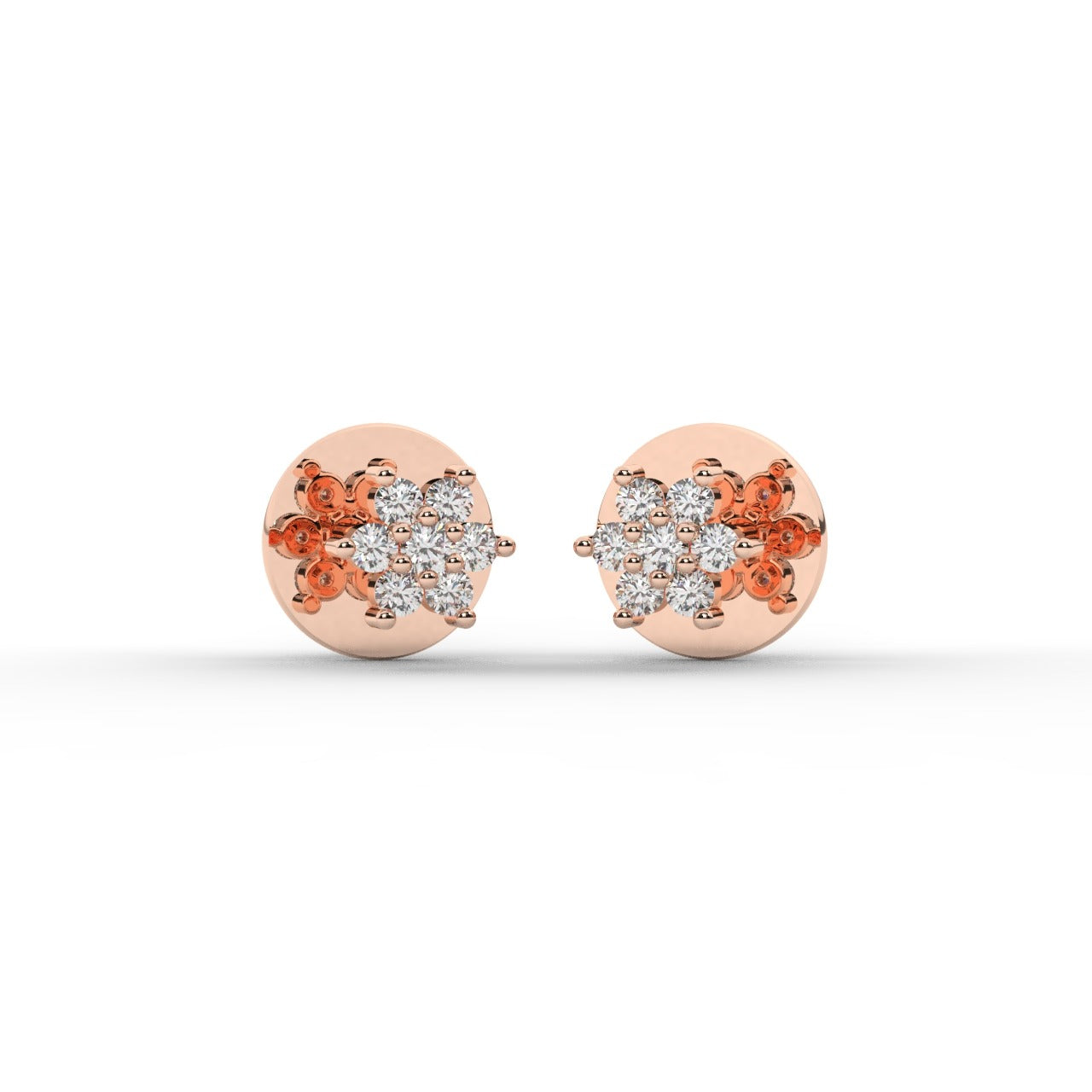 Mirelle Earrings - Rose Gold#Metal Colour_Rose Gold