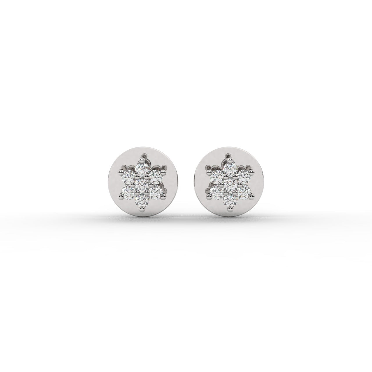 Mirelle Earrings - White Gold#Metal Colour_White Gold