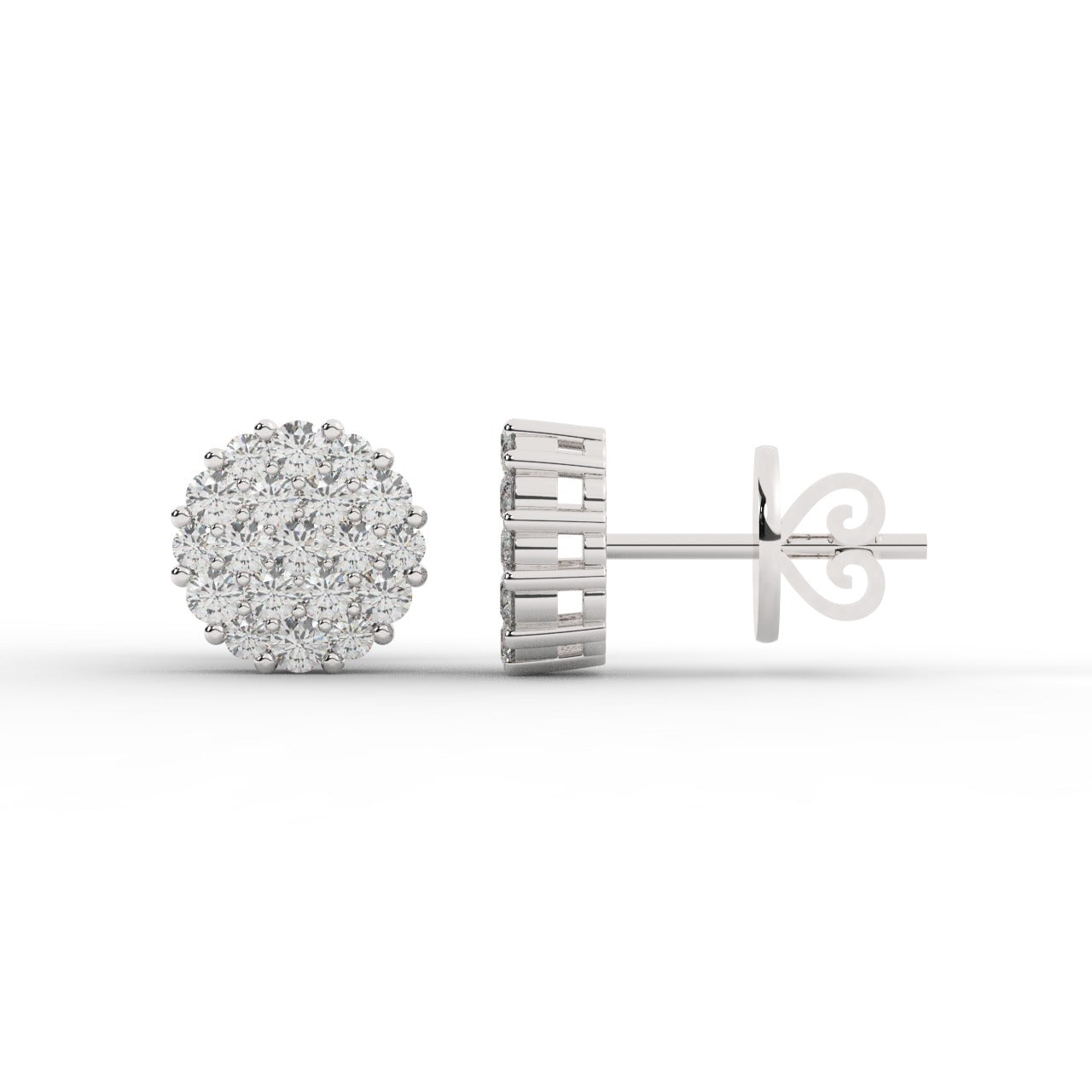 Sofia Earrings - White Gold#Metal Colour_White Gold