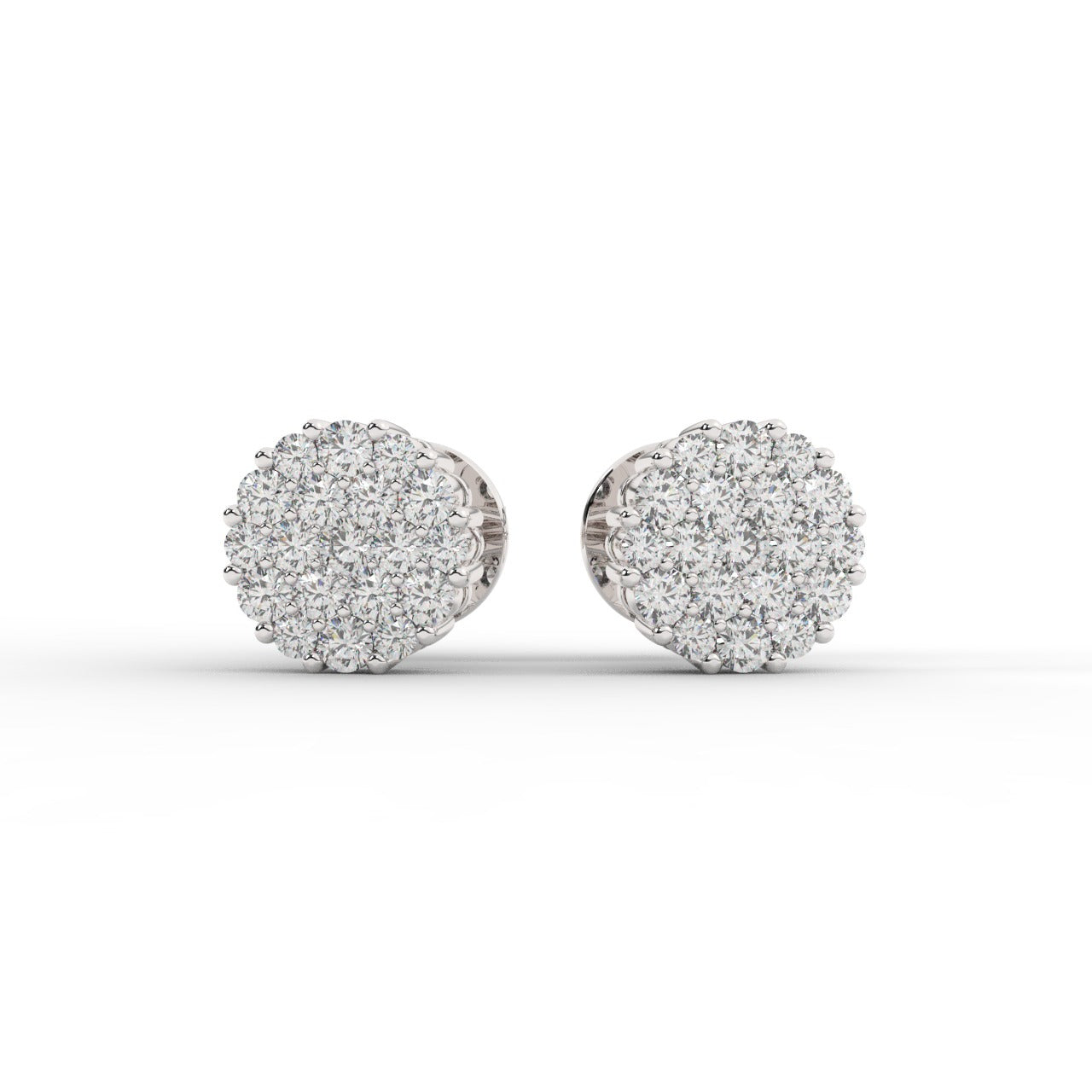 Sofia Earrings - White Gold#Metal Colour_White Gold