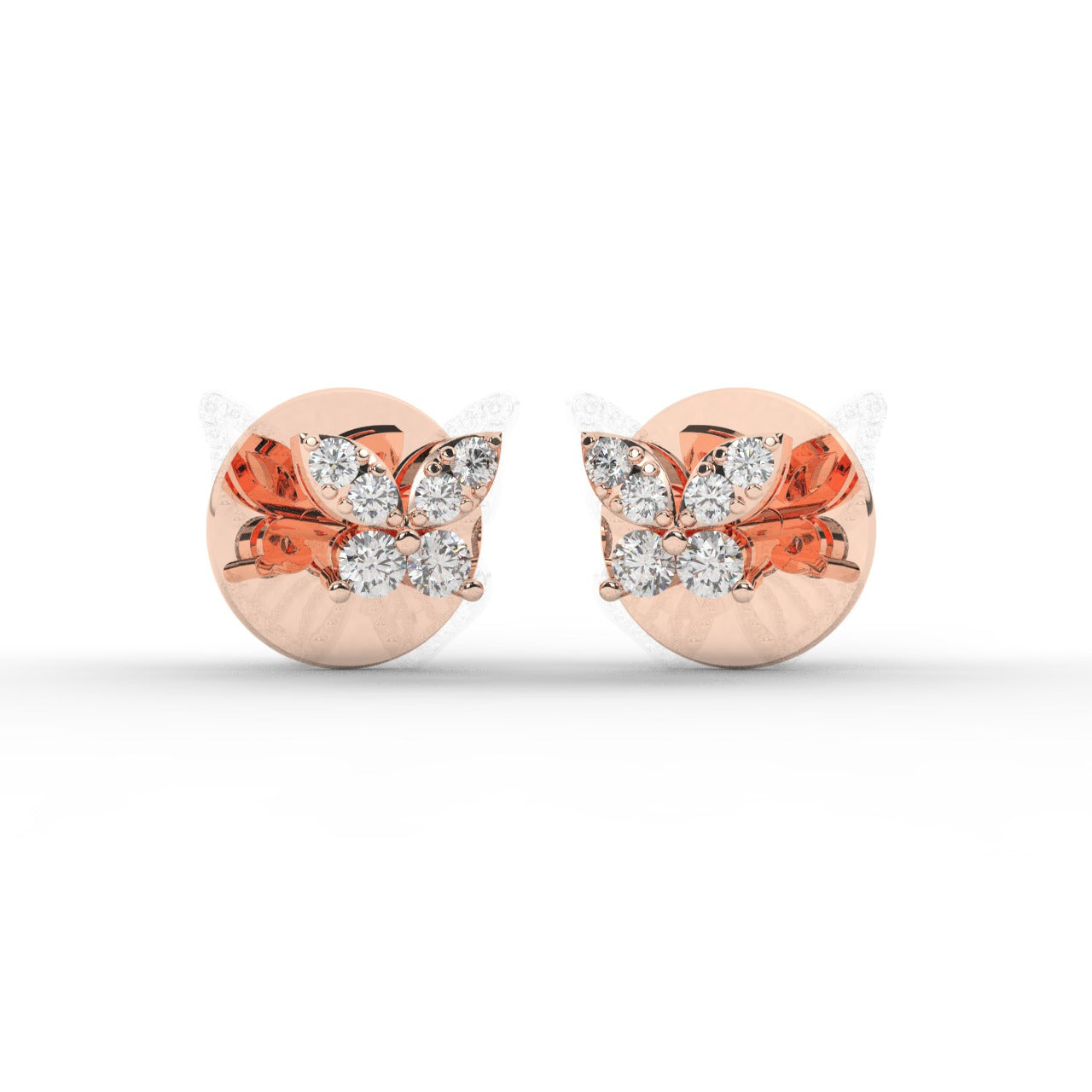 Whisper Earrings - Rose Gold#Metal Colour_Rose Gold