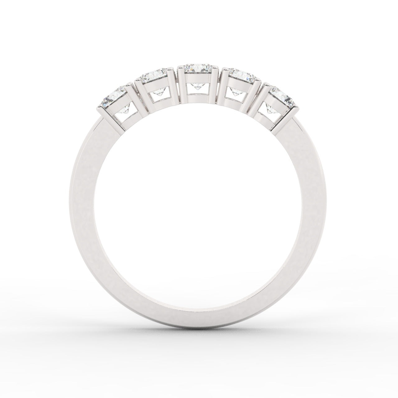 Marilyn Diamond Ring - White Gold 3.5mm#Metal Colour_White Gold#Stone Size_3.5mm