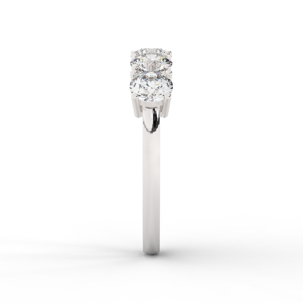 Marilyn Diamond Ring - White Gold 4.3mm#Metal Colour_White Gold#Stone Size_4.3mm