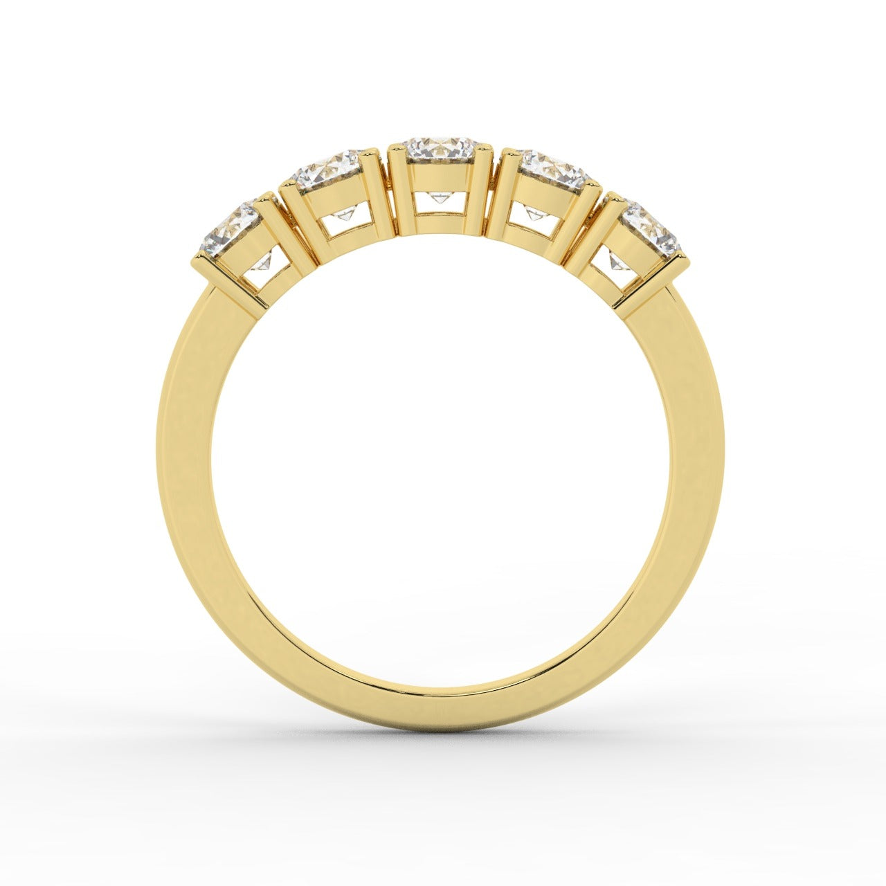 Marilyn Diamond Ring - Yellow Gold 4mm#Metal Colour_Yellow Gold#Stone Size_4mm