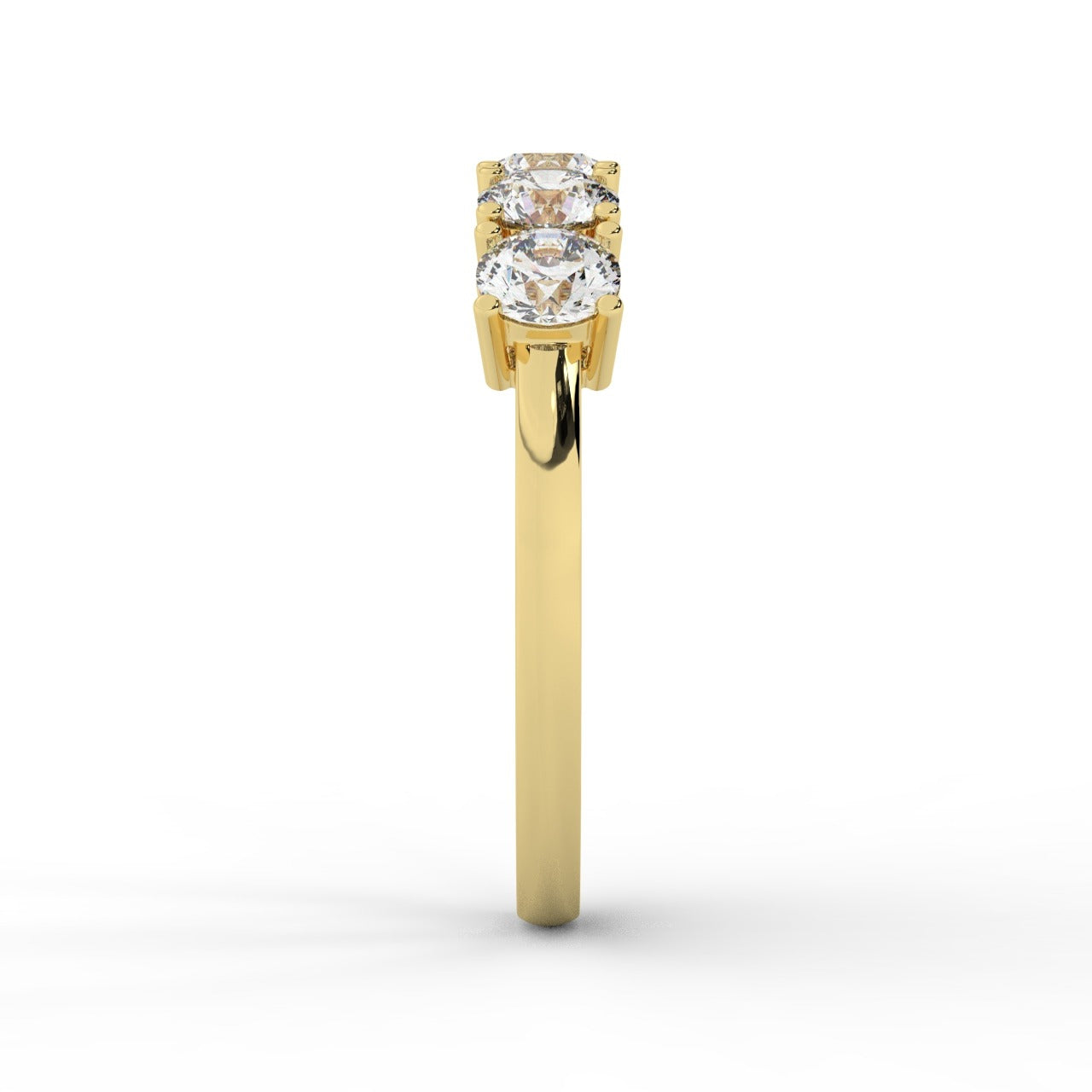 Marilyn Diamond Ring - Yellow Gold 4mm#Metal Colour_Yellow Gold#Stone Size_4mm