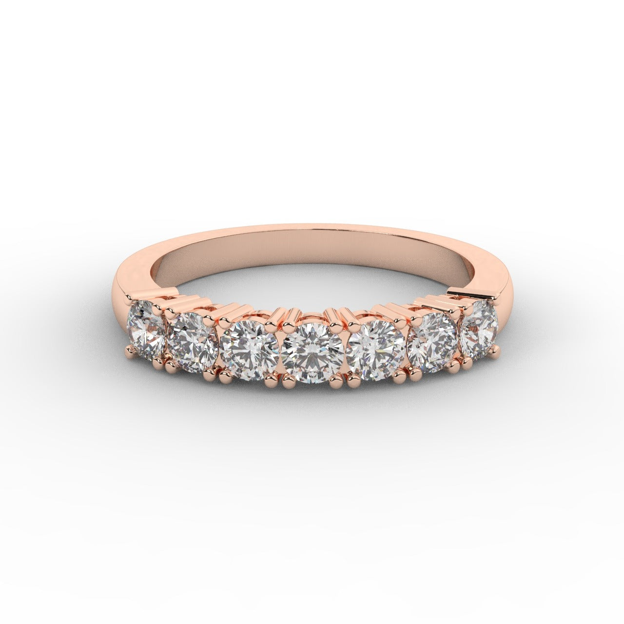 Elizabeth Diamond Ring - Rose Gold 3.1mm#Metal Colour_Rose Gold#Stone Size_3.1mm