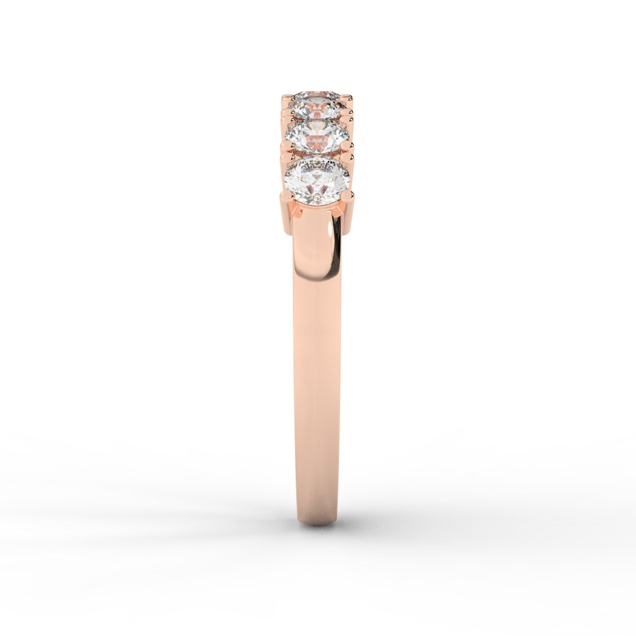 Elizabeth Diamond Ring - Rose Gold 3.1mm#Metal Colour_Rose Gold#Stone Size_3.1mm