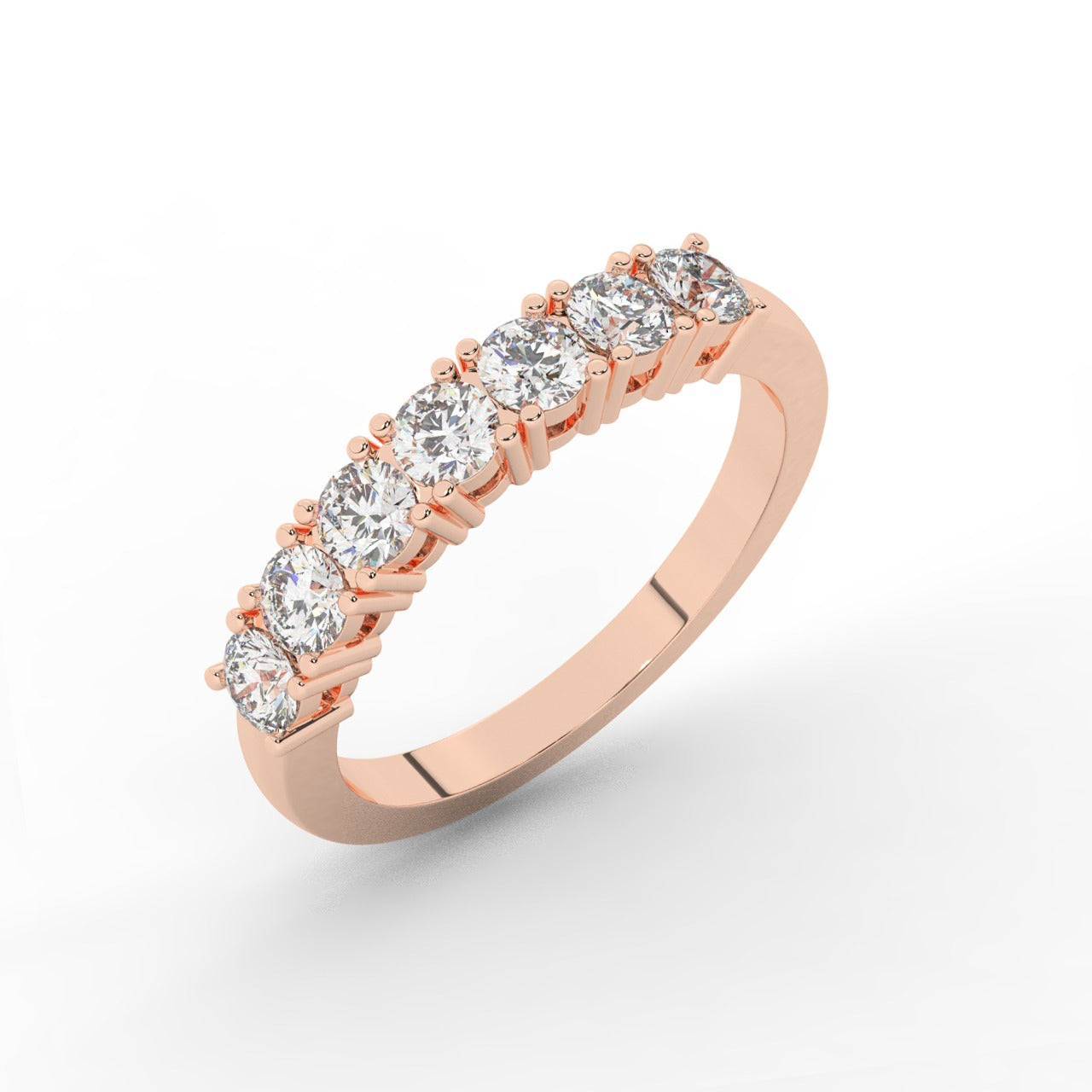 Elizabeth Diamond Ring - Rose Gold 3.1mm#Metal Colour_Rose Gold#Stone Size_3.1mm