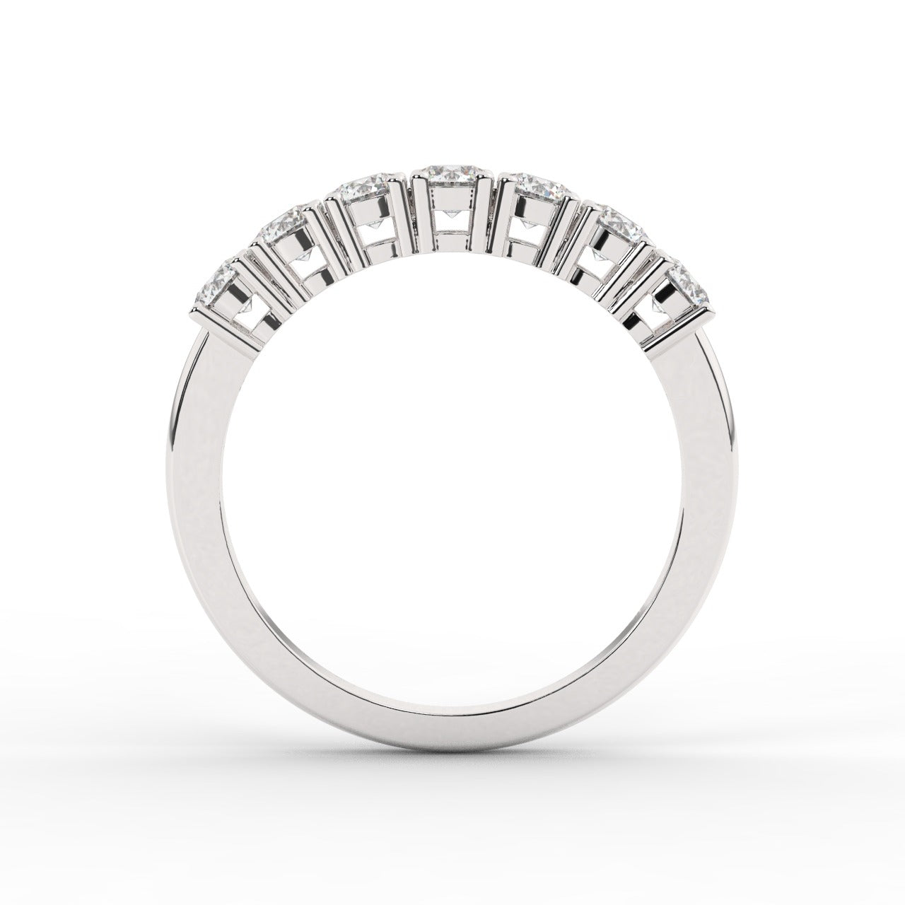 Elizabeth Diamond Ring - White Gold 3.1mm#Metal Colour_White Gold#Stone Size_3.1mm