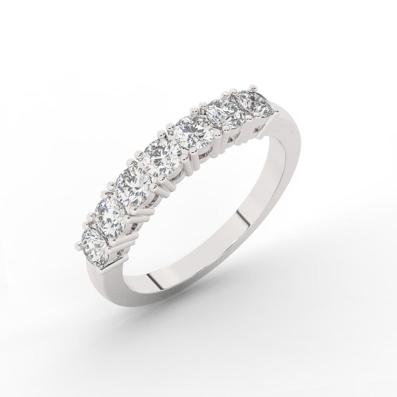 Elizabeth Diamond Ring - White Gold 3.1mm#Metal Colour_White Gold#Stone Size_3.1mm