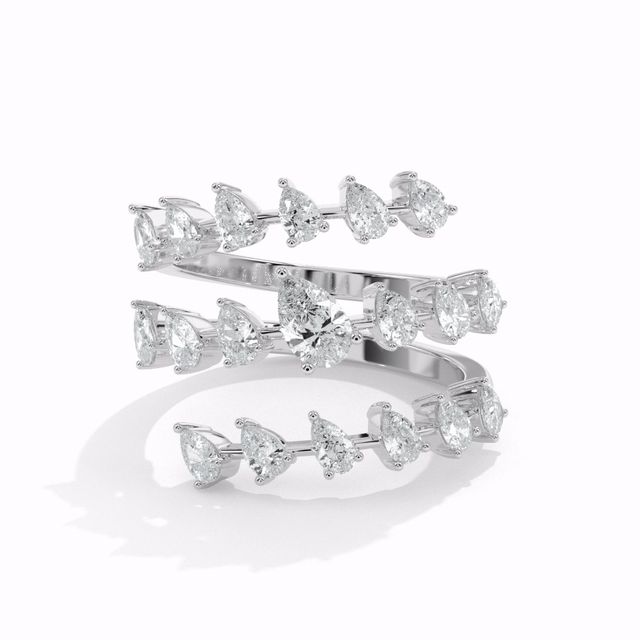 Pear Twist Ring - video