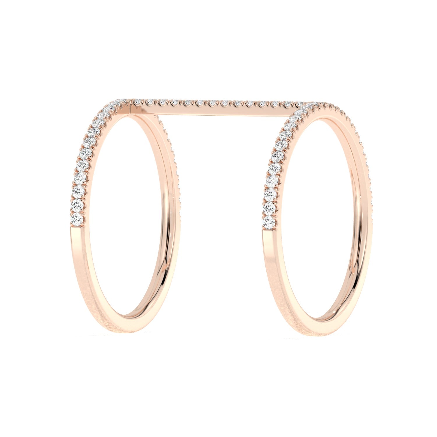 Double Band Ring - Rose Gold#Metal Colour_Rose Gold