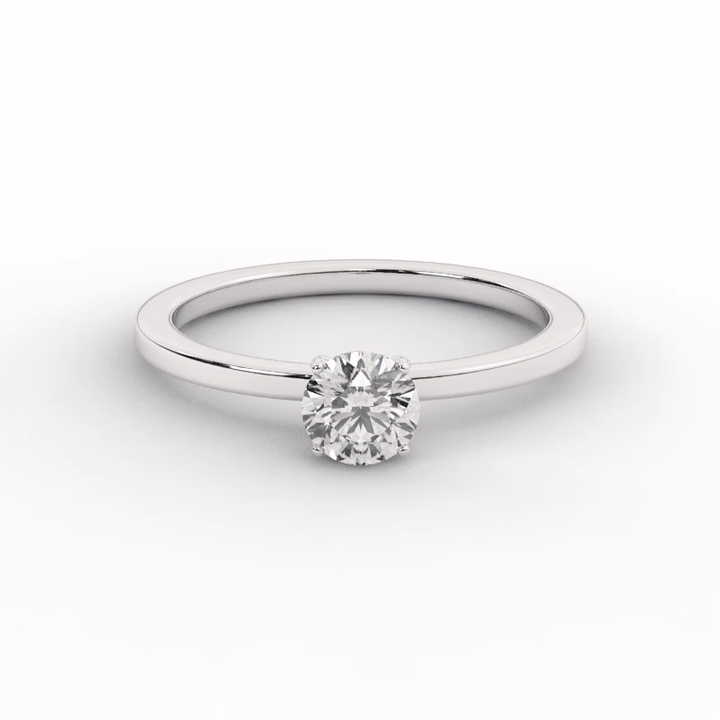 Audrey Diamond Ring - 5mm video#Stone Size_5mm