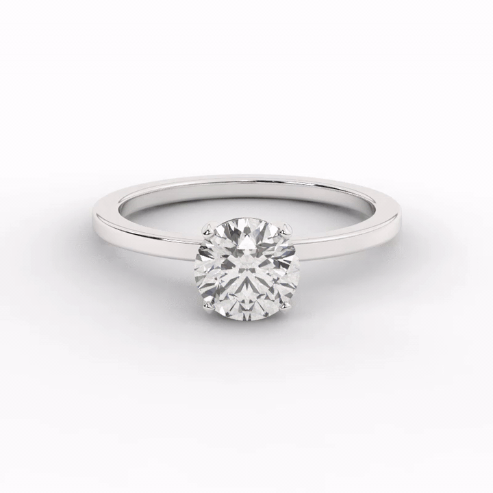 Audrey Diamond Ring - 6.5mm video#Stone Size_6.5mm