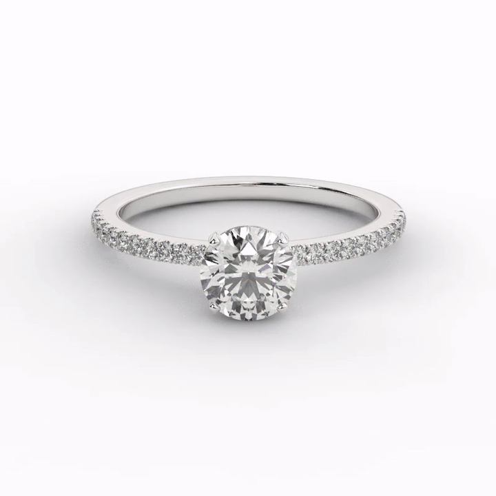 Grace Diamond Ring - 5.85mm video#Stone Size_5.85mm